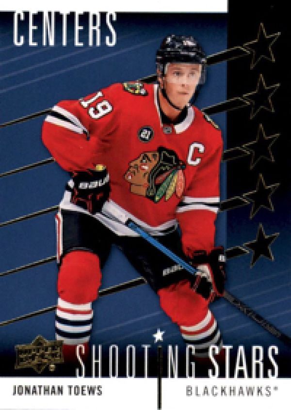 NHL 2019-20 Upper Deck Shooting Stars Centers - No SSC-4 - Jonathan Toews