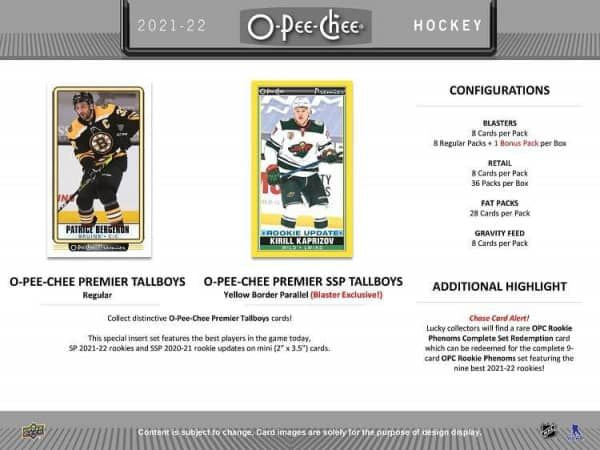 NHL 2021-22 O-Pee-Chee Fat Pack