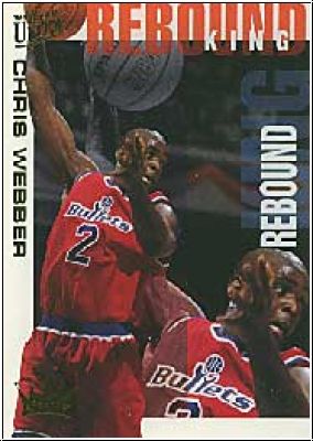 NBA 1994-95 Ultra Rebound Kings - No 9 of 10 - Chris Webber