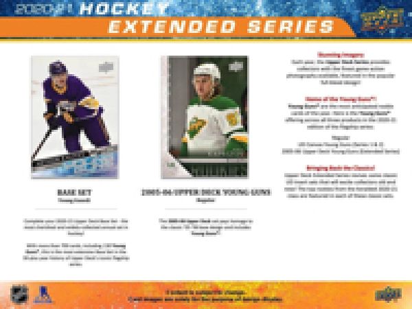 NHL 2020-21 Upper Deck Extended Series Retail Foil - Box