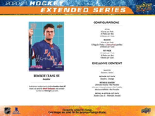 NHL 2020-21 Upper Deck Extended Series Retail Foil - Box