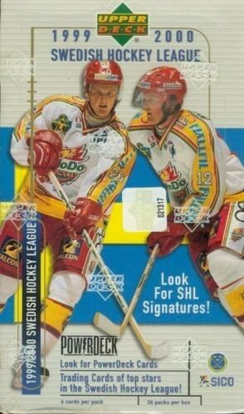 SHL 1999-00 Upper Deck Collector's Choice Swedish League Hobby - Box