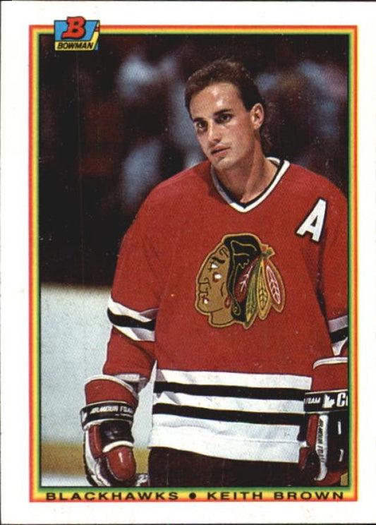 NHL 1990-91 Bowman - No 10 - Keith Brown