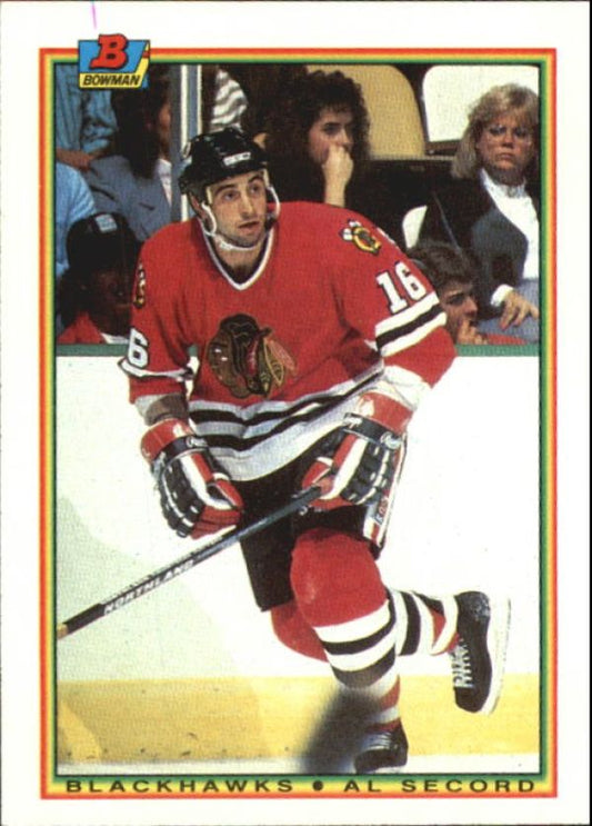 NHL 1990-91 Bowman - No 12 - Al Secord