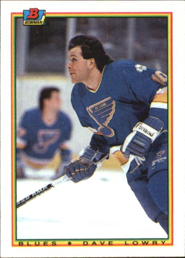 NHL 1990-91 Bowman - No 15 - Dave Lowry