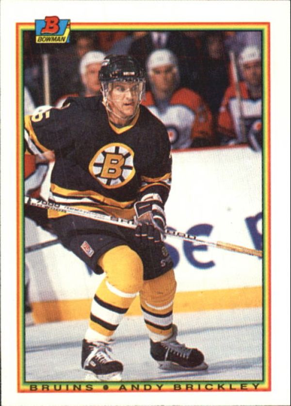 NHL 1990-91 Bowman - No 27 - Andy Brickley