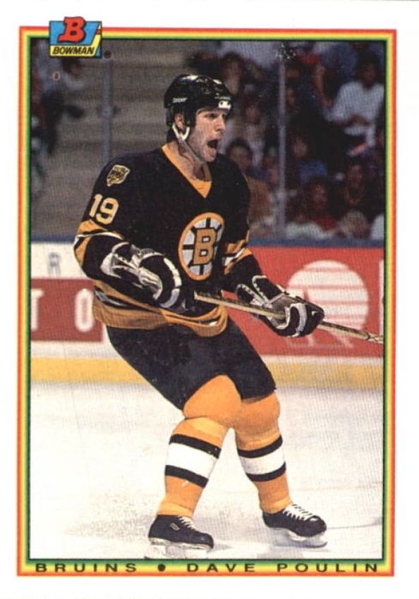 NHL 1990-91 Bowman - No. 36 - Dave Poulin