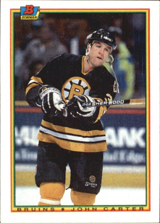 NHL 1990-91 Bowman - No. 39 - John Carter