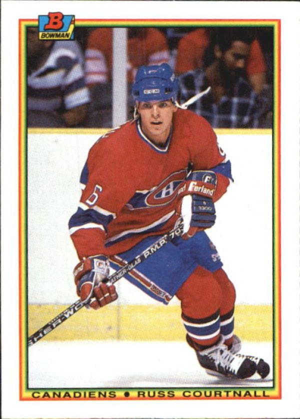 NHL 1990-91 Bowman - No 47 - Russ Courtnall