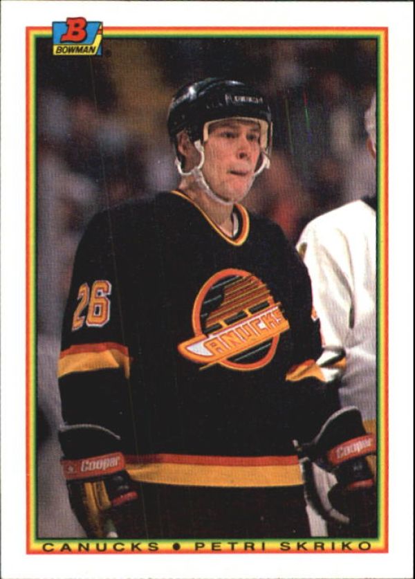 NHL 1990-91 Bowman - No 54 - Petri Skriko