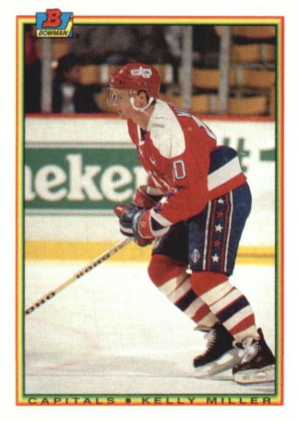 NHL 1990-91 Bowman - No 76 - Kelly Miller