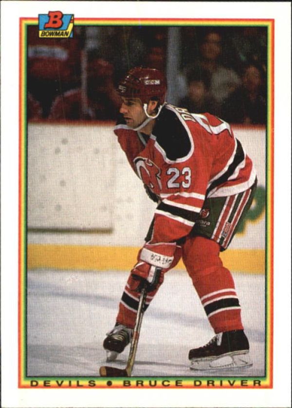 NHL 1990-91 Bowman - No 87 - Bruce Driver