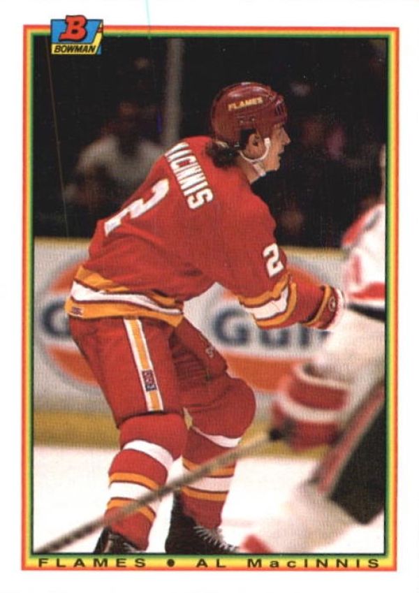 NHL 1990-91 Bowman - No. 93 - Al MacInnis