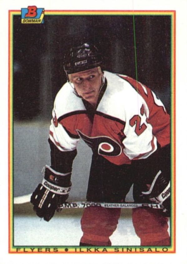 NHL 1990-91 Bowman - No 112 - Ilkka Sinisalo