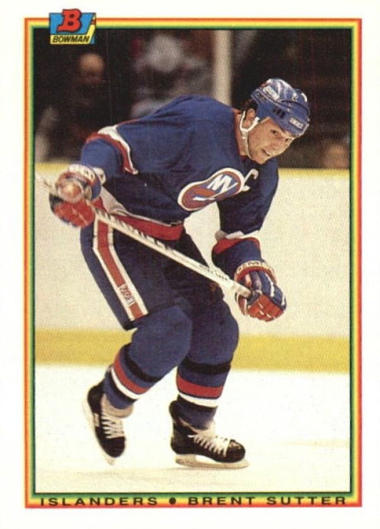 NHL 1990-91 Bowman - No. 126 - Brent Sutter