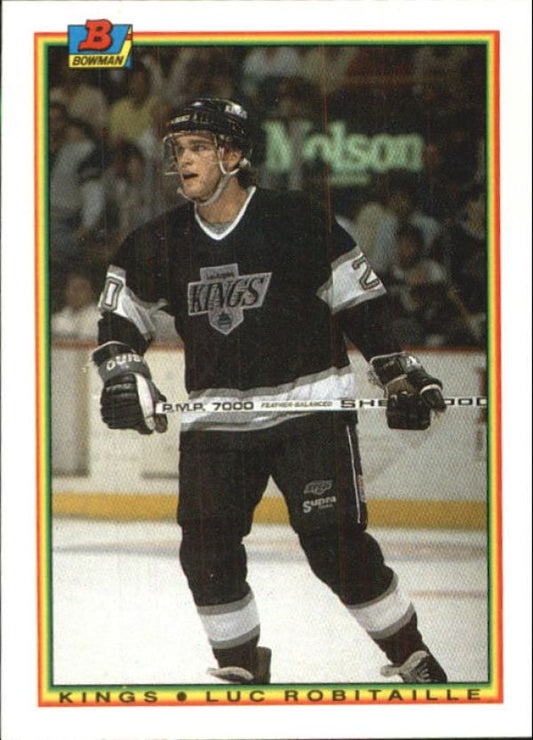 NHL 1990-91 Bowman - No 152 - Luc Robitaille