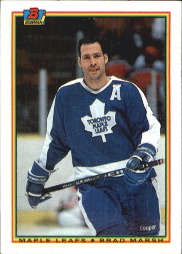 NHL 1990-91 Bowman - No. 158 - Brad Marsh