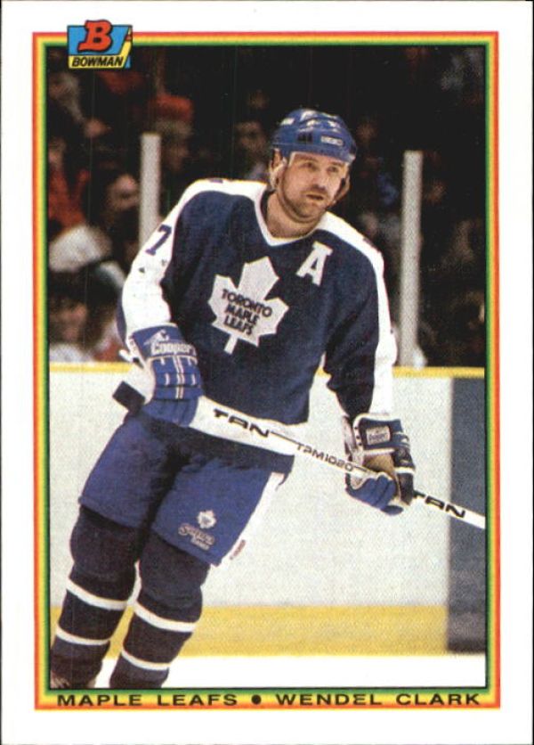 NHL 1990-91 Bowman - No. 159 - Wendel Clark