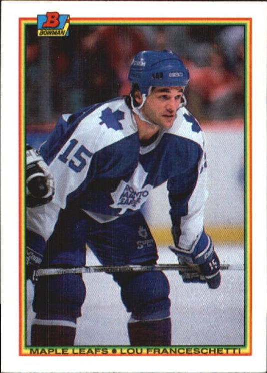 NHL 1990-91 Bowman - No 164 - Lou Franceschetti