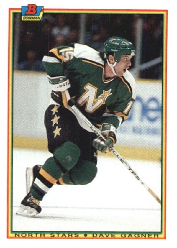 NHL 1990-91 Bowman - No 186 - Dave Gagner