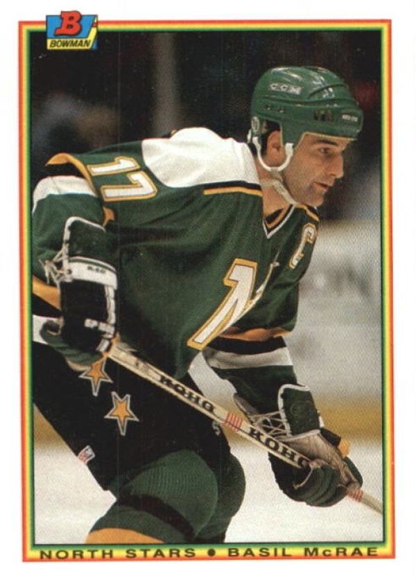 NHL 1990-91 Bowman - No 187 - Basil McRae