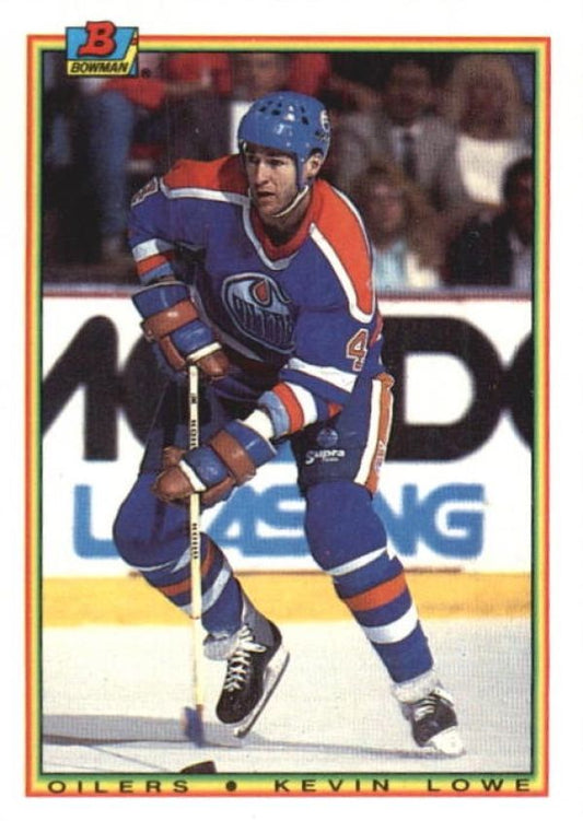 NHL 1990-91 Bowman - No 198 - Kevin Lowe