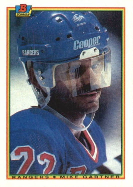 NHL 1990-91 Bowman - No 220 - Mike Gartner