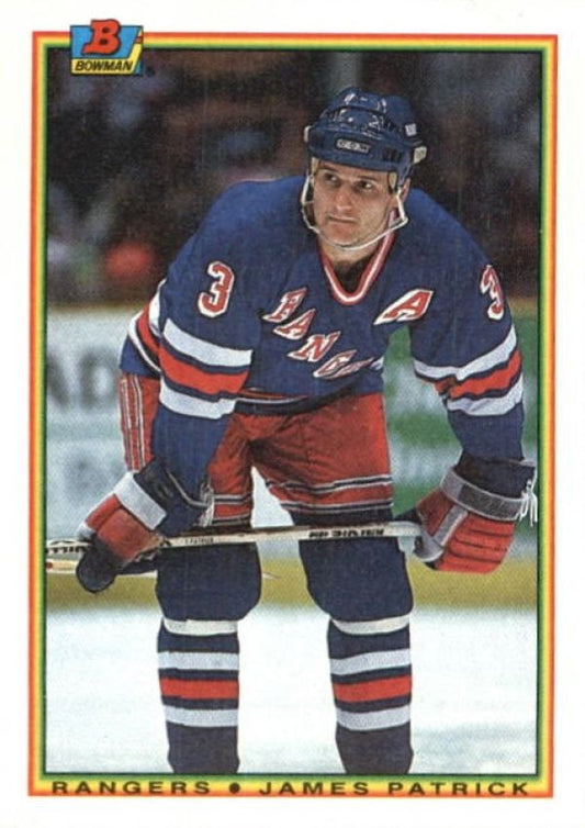 NHL 1990-91 Bowman - No. 225 - James Patrick