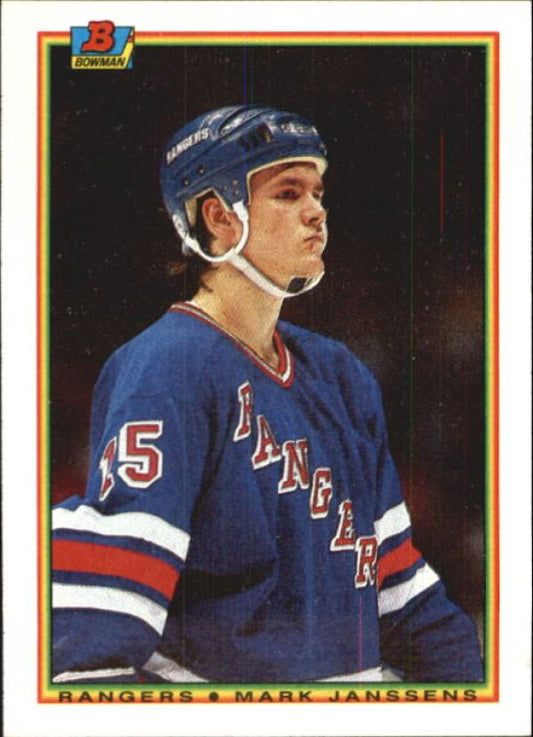 NHL 1990-91 Bowman - No. 226 - Mark Janssens