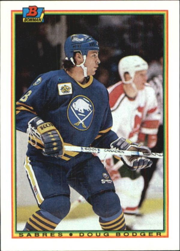 NHL 1990-91 Bowman - No. 245 - Doug Bodger