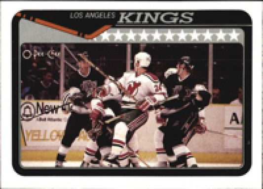 NHL 1990-91 O-Pee-Chee - No 17 - Los Angeles Kings Team