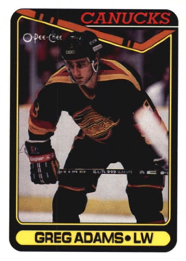 NHL 1990-91 O-Pee-Chee - No 106 - Greg Adams