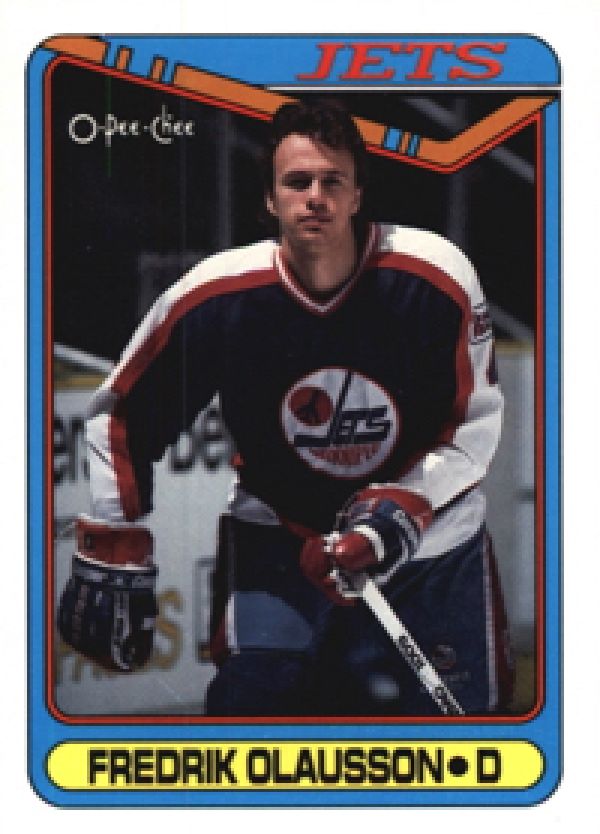 NHL 1990-91 O-Pee-Chee - No 242 - Fredrik Olausson