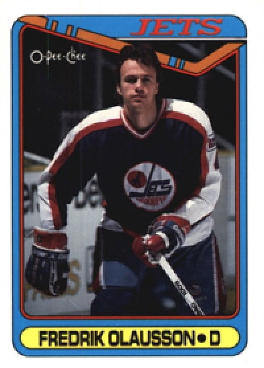 NHL 1990-91 O-Pee-Chee - No 242 - Fredrik Olausson