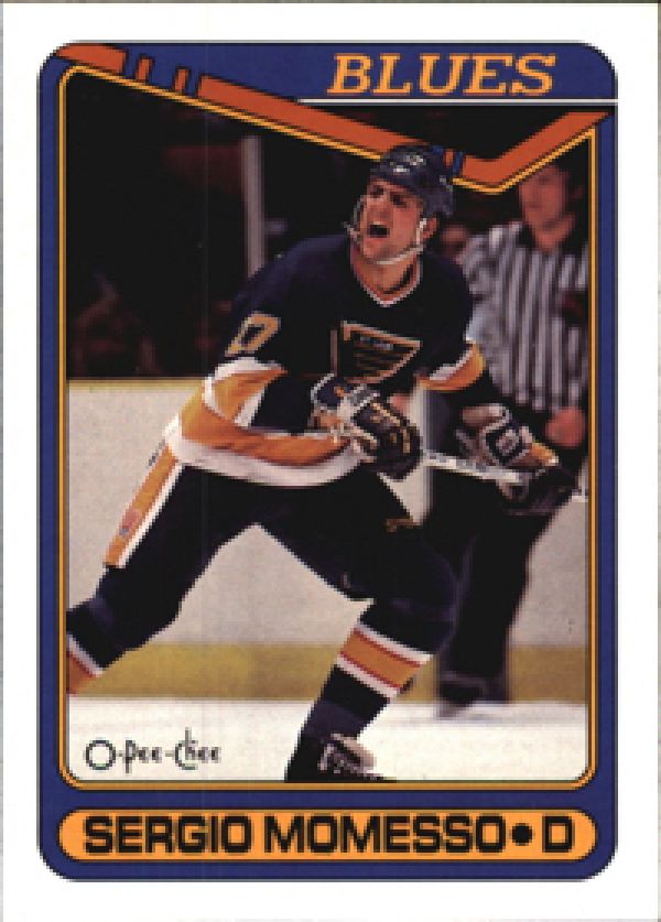 NHL 1990-91 O-Pee-Chee - No 244 - Sergio Momesso