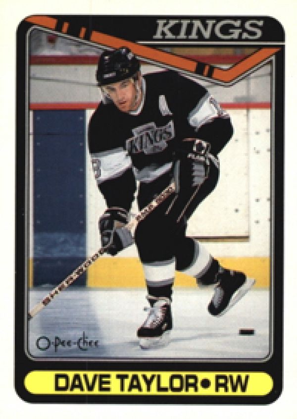 NHL 1990-91 O-Pee-Chee - No 314 - Dave Taylor