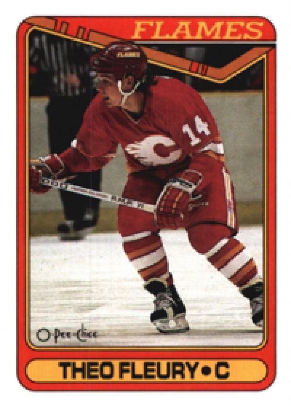 NHL 1990-91 O-Pee-Chee - No 386 - Theo Fleury