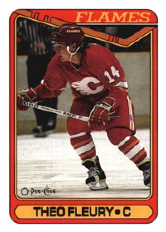 NHL 1990-91 O-Pee-Chee - No 386 - Theo Fleury