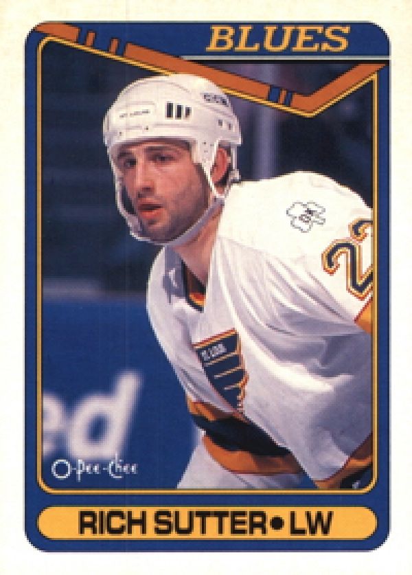 NHL 1990-91 O-Pee-Chee - No 405 - Rich Sutter