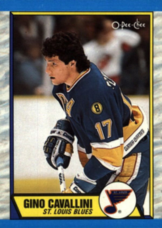 NHL 1989-90 O-Pee-Chee - No 176 - Gino Cavallini
