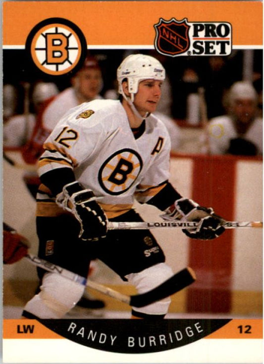 NHL 1990-91 Pro Set - No 2 - Randy Burridge