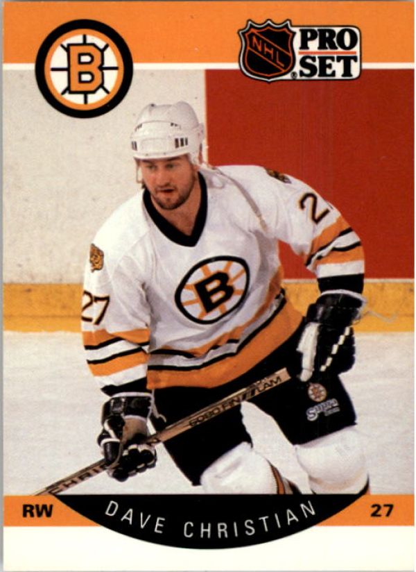 NHL 1990-91 Pro Set - No 6 - Dave Christian