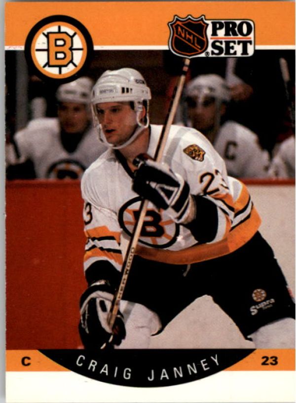 NHL 1990-91 Pro Set - No 8 - Craig Janney