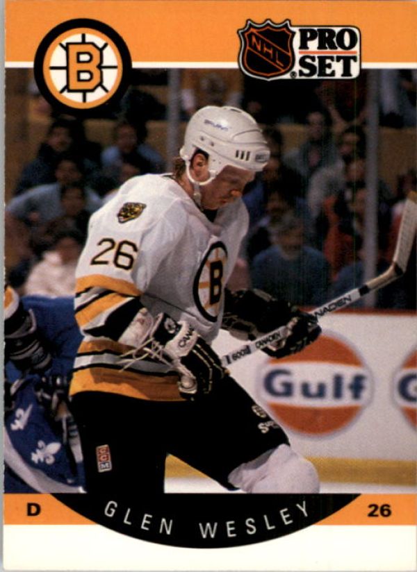 NHL 1990-91 Pro Set - No 16 - Glen Wesley