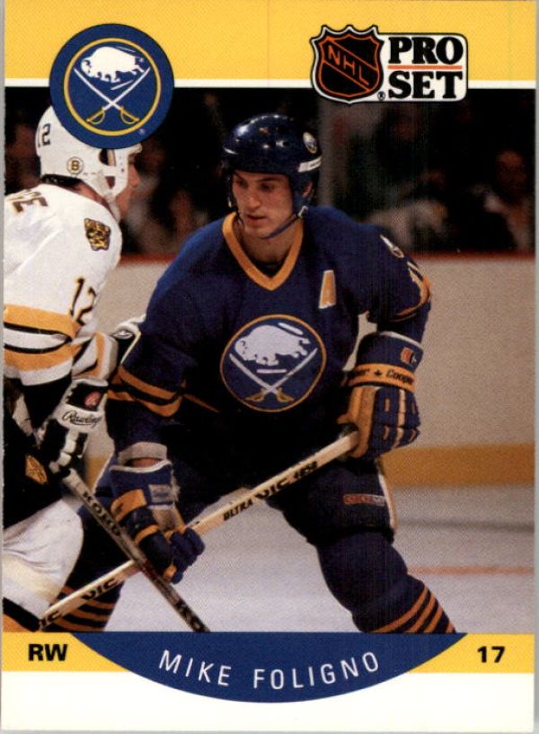 NHL 1990-91 Pro Set - No 20 - Mike Foligno