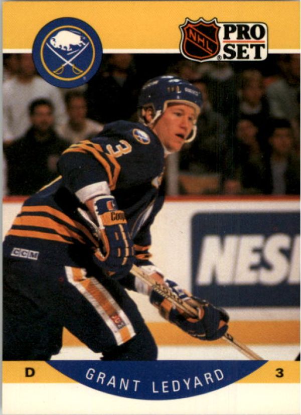 NHL 1990-91 Pro Set - No 24 - Grant Ledyard