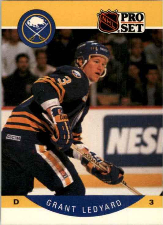 NHL 1990-91 Pro Set - No 24 - Grant Ledyard