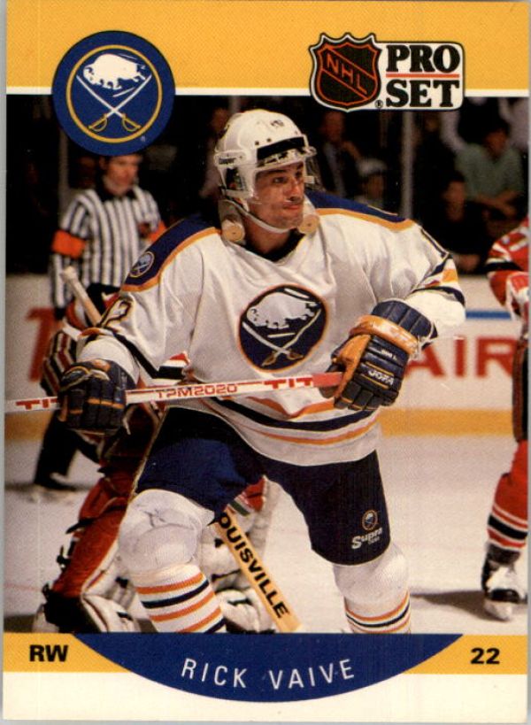 NHL 1990-91 Pro Set - No 32 - Rick Vaive