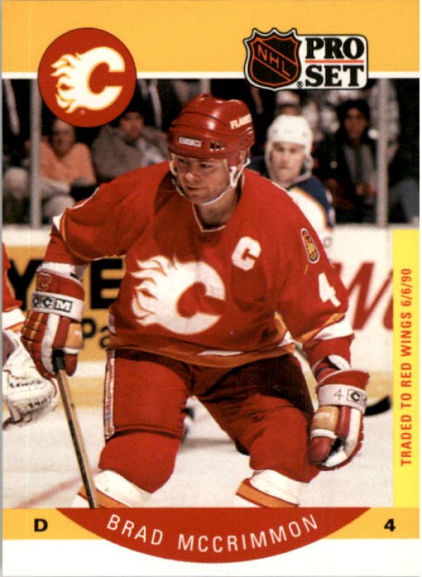 NHL 1990-91 Pro Set - No 39B - Brad McCrimmon