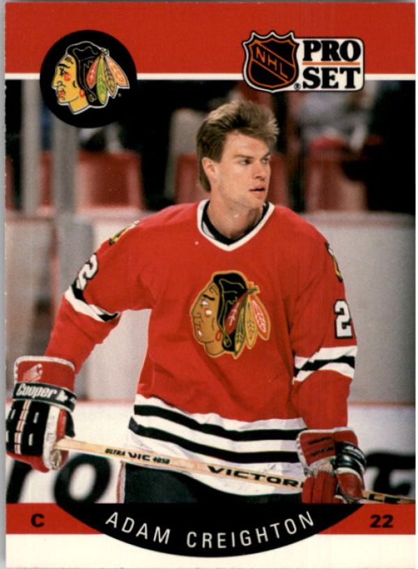 NHL 1990-91 Pro Set - No 50 - Adam Creighton